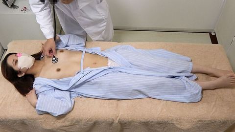 Forbidden electrocardiogram test on a beautiful female college student with beautiful breasts [sexual harassment/physician]