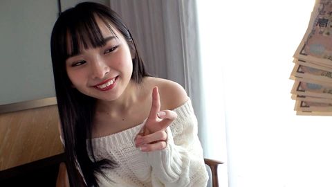 【GoTo利用者限定！YOUは何しに東京へ？4人目】モネちゃん/20歳　大好きな彼氏のためにセックスします！経験の浅いウブかわ長野っ*を言葉巧みにたぶらかし性技指導！