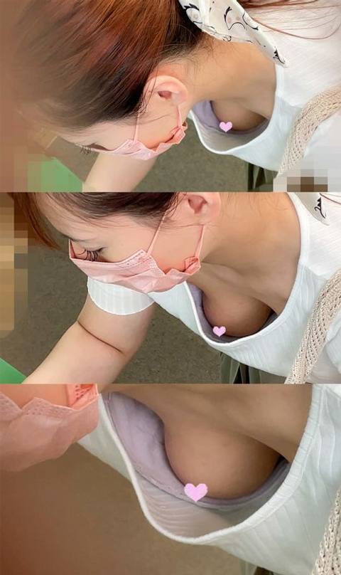 [Chest flicker hidden shooting] At a certain sales office/beautiful big tits Vol.28-30 by idol/2 married women