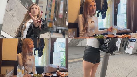 【新宿・ギャルはめ】激ヤバ！！「180㎝」 超・神スタイルなアパレル店員 はな21歳　美脚をかついで鬼ピストン⇒イキ潮でびちょ濡れSEX