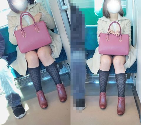 撮影バレ！アルバイトさんに軽蔑の視線と丸見えパンティで・・・