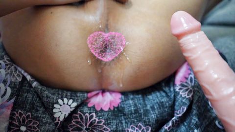 「素人撮影」やみこちゃんアナル責め初体験‼可愛いおとこの*のアナルにディルド挿入で大興奮(^^♪