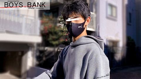 185cm☆巨根18歳のデカマラから止まらないガマン汁!!初の男相手に感じまくりの姿がエロ過ぎる!!
