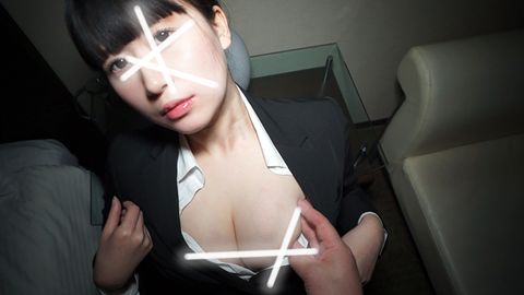 【無】裏就活_美白Fカップをリクスーのまま**面接。フェラ嫌がるんでビンタで躾けてイラマチオ。ローター突っ込んだままの膣に中出し。コードを引っ張るとピンクと一緒に白が出てくる残酷新人研修