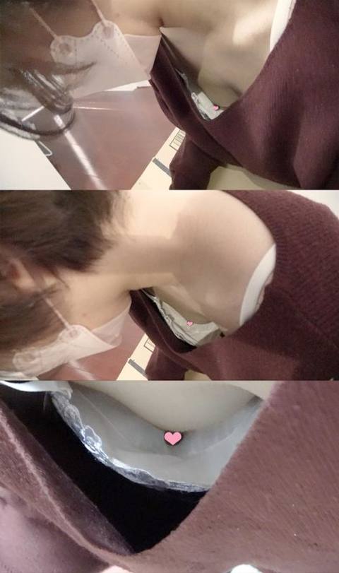 【宅配中の胸チラ】美人妻の乳首を****/配送先の高級マンション【集荷客/運送】