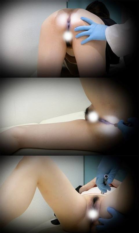 【肛門外科】驚愕のデカ尻から菊門が丸見え。性器まで凝視する変態医師【OL】