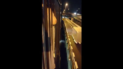 真夜中の銀座自撮り散歩パールショーツはグショグショです。