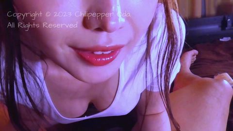 【射精寸前のメンズエステ】主観で囁きかけながら胸チラ密着で言葉攻めと乳首オイル責め！鼠径部トロトロのディープリンパマッサージ【かれん痴女セラピスト「過去一過激な」ASMRフルバージョン】