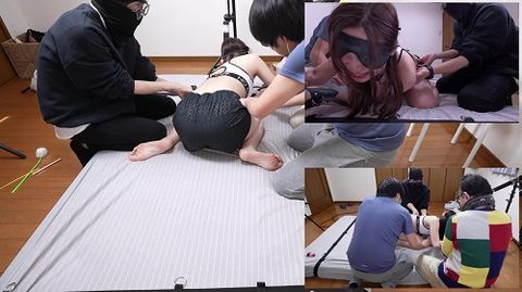 せっかくの四つん這いスタートも開始わずかで勝手に態勢を変えて抵抗する発狂お*さん（完全オリジナル）
