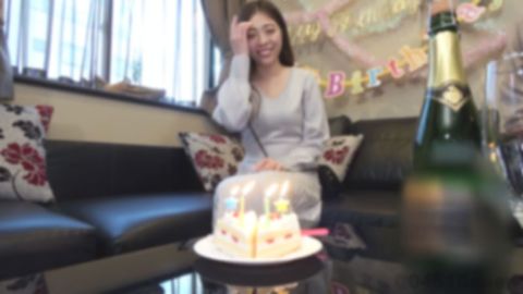 【顔出し】「自分にご褒美が欲しいです！」 仕事ばかりでプライベートが寂しい美人OLさんを、誕生日に隊員二人で盛大で濃厚に祝福！