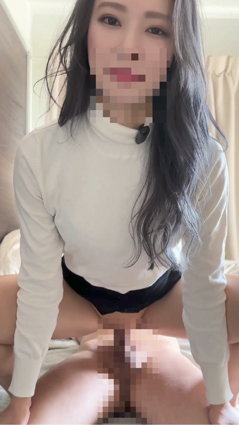 【個撮】ギャルが楽しそうに、M男精液を騎乗位で搾精**中出しさせる