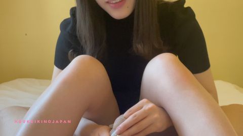 激カワ大**の初めての経験。ドキドキの包茎いじりでいつもより積極的になっちゃった。本編顔出し【前編】