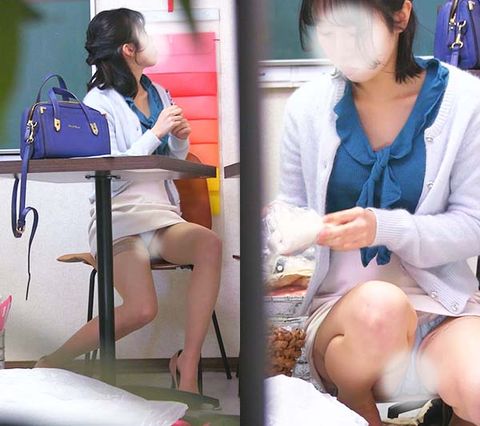 「気持ち悪・・・」　パンティ覗いただけなのに　そんな目で見ないで