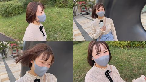 【ギャップ萌え・童顔巨乳】むっちむち「すけべ過ぎる」カラダの**大生 そら（２１）極太ちんこで絶叫ナマ交尾⇒中出し２回