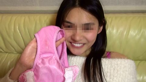 【オリジナル個撮】超可愛いメイちゃんの私物下着と脱ぎたてマン汁濡れパンティー