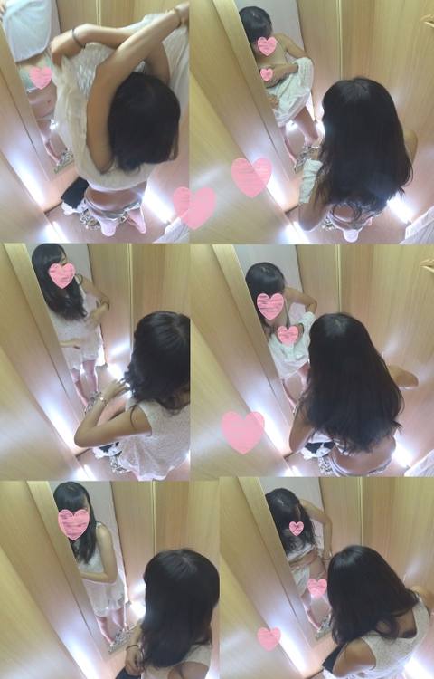 【リマスター****】試着室vol.7 最強かわいい黒髪**巨乳の乳寄せたっぷりマムコはみ出し