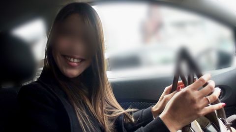【無碼ｘ個人攝影】人妻愛奴3號　買菜回家中被帶進車內中出內射！（GoPro攝影）