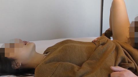 【個人撮影】妊娠の為に他人棒の精液でもいいと思ってる若妻　計画的に中出しを*宮の奥で受け止める