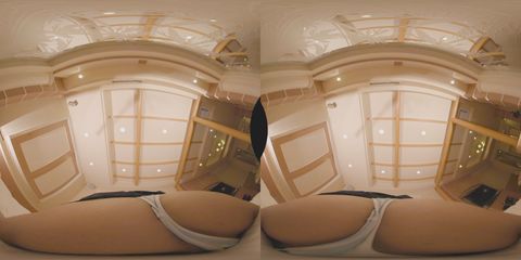 【180VR3D】開店10分600円　顔面騎乗屋さん02　さくら22歳制服バージョン