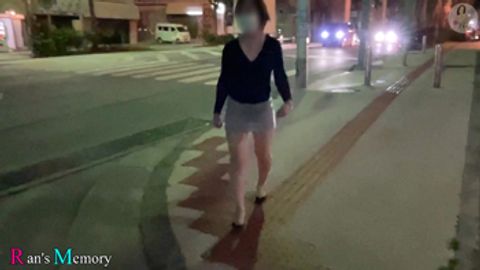 ノーパンとノーブラで夜の散歩してみた