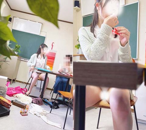 バレちゃった！　うら若き乙女とキャッキャウフフ　それって見せパンでしょ？　スマホカメラ版