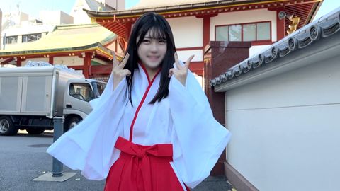 【巫女ちゃん】あかり★職場近くの神社でバイトしているセフレちゃんを呼び出して近くのトイレでフェラ→その後巫女えっち♪激ピスで全身を震わせ何度もイキまくり【おまけ付】