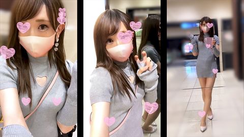 【個人撮影】スケベな身体をぴったり密着！卑猥なタイトワンピースの女装にムラムラが抑えきれずに❤️[AG-22]【女装】
