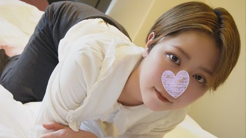 【個人撮影】まひろ24歳　ボーイッシュなショートカット美女に大量中出し