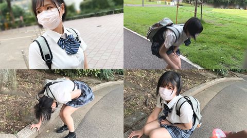 【むにむに巨乳】真性いじめられっこ☆ドSヤンキーおじさんの手マンで潮吹き☆生交尾でおまんこひくひく→中イキ＆中出し