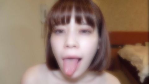 薄ピンクの乳首！【極上フェラ・中出し】ハーフ顔の犬顔オンナの極上フェラが最高だったので◯辱プレイを楽しんだ後に中出しでオナホに。事後はシャワー。※特典あり