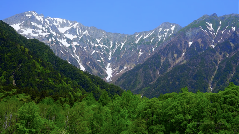 日本の絶景　上高地　動画　約20分
