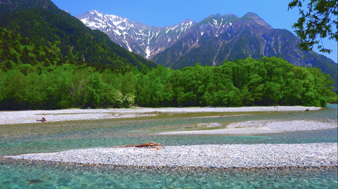 日本の絶景　上高地　動画　約20分