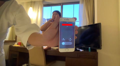 【AV出演バレの瞬間】肉便器生活を電話で*ちゃんにバラした動画_セクロス先生の**ちゃん連続絶頂変態調教日記_肉便器*バレ前編