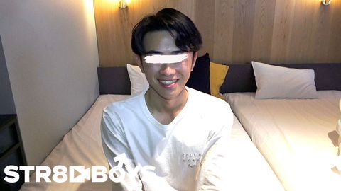 あの人気カコカワピュア**SYUTO19歳が遂に激エロ豹変!!Dキスしながら目がとろん...アナル弄りにギン勃ち!!