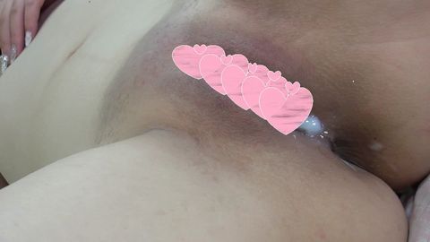 人生初３P？？！Fカップ巨乳ともちゃんにおっさん２人がドロドロ～連続中出し【個人撮影】