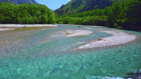 日本の絶景　上高地　動画　約20分