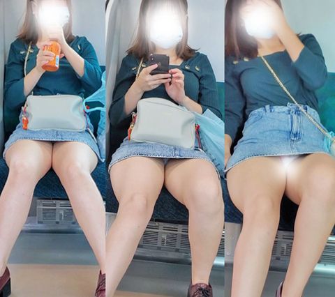 バレてるし・・・Tーヨコ系*がパンティ見せながら睨んでくるんだが
