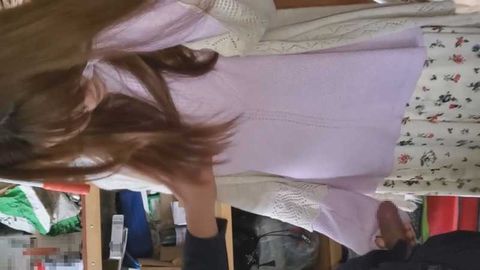 【顔晒し】巨乳の二児の*。旦那さん職場の置き場で**。歩行者に見られ膣奥に他人汁を流し込まれ。