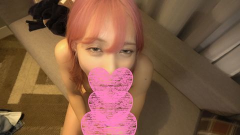 【神乳】ピンク髪ギャル系美容師（２４）☆***顔をうずめたくなる爆乳を揺らしながらの生ピストン⇒気持ち良すぎて黙って膣射