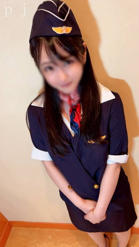 【個撮】 超絶美しょう女ひな　孕ませたいので言い訳しながら少しずつ精*を注入しました３。　CAコス着せて乳首とち〇ぽをおもてなしさせながら最後は中出し