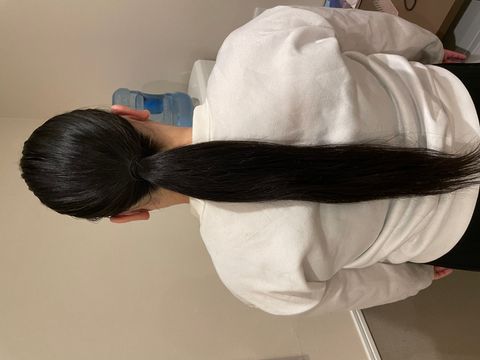 ロングヘア断髪動画【MINA】