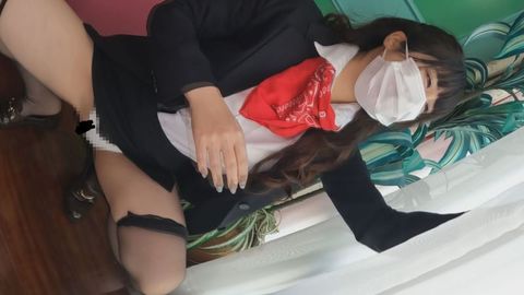 【ホテルウーマン逆さ撮り13】ハミマンGETに高まりすぎてこっそり****　胸チラ＆ハミマンGET