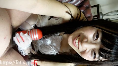 猫嗅ぎ女2 おとちゃん⑤　染みパンツ嗅がせて、テンガで手コキ編(neko02-05/フェ*ス)