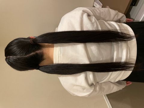 ロングヘア断髪動画【MINA】