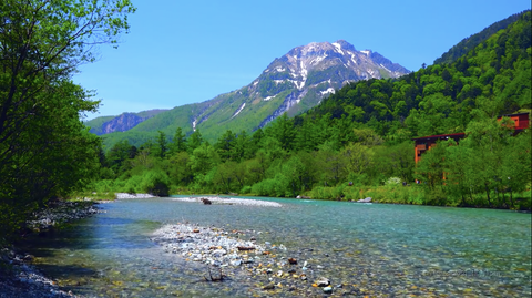 日本の絶景　上高地　動画　約20分