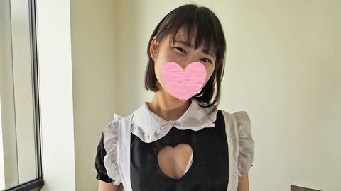 【無修正】小悪魔系メイド降臨！笑顔でチ●コを気持ちよくしてくれたお礼に、ザーメンを口いっぱいに注いであげる♡※顔出しレビュー特典あり