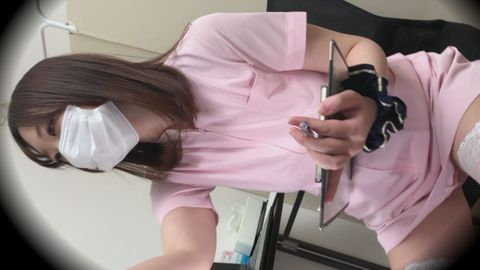 激カワ看護師パンチラ(Gカップ激エロおぱんちゅストッキング22歳)