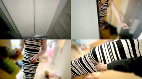 【素人個撮ハメ撮り】“エッチしたいから来て♡”と連絡があったので再度ご自宅訪問して顔出しにて玄関即尺からのたっぷり中出し《ぽっちゃり/ブス専/ヤリマン》