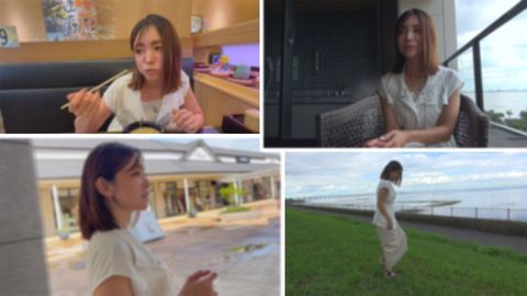 泣きそうになりながら応募の理由を語ってくれたななこさん。中出しH後、「楽しかったです♡大満足♡…また…連絡ください…♡…ありがとうございました…♡」と言って帰っていきました。