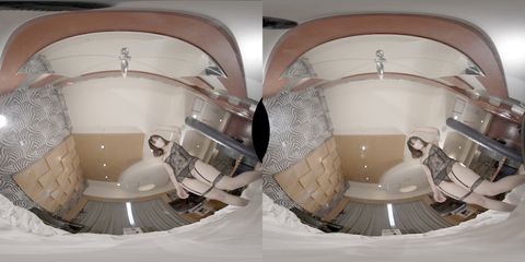 【180VR3D】開店10分600円　顔面騎乗屋さん33　みく24歳網タイツの足を舐めてくれたら顔に乗ってあげる